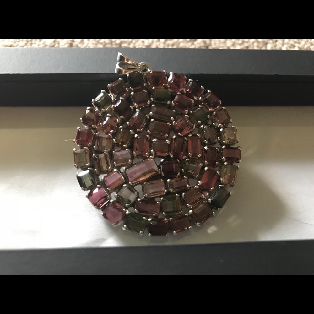 Rainbow Tourmaline Pendant